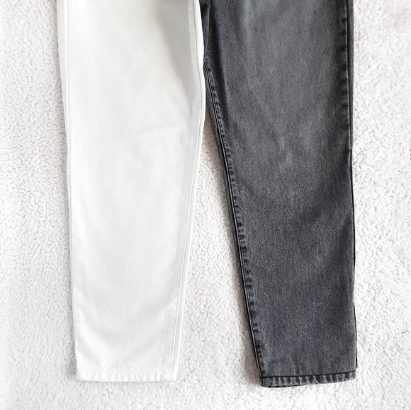 ☆ SOLD! ☆ REVICE True Love / Checkmate High Rise Button Fly Two Tone Straight Le - Picture 6 of 10